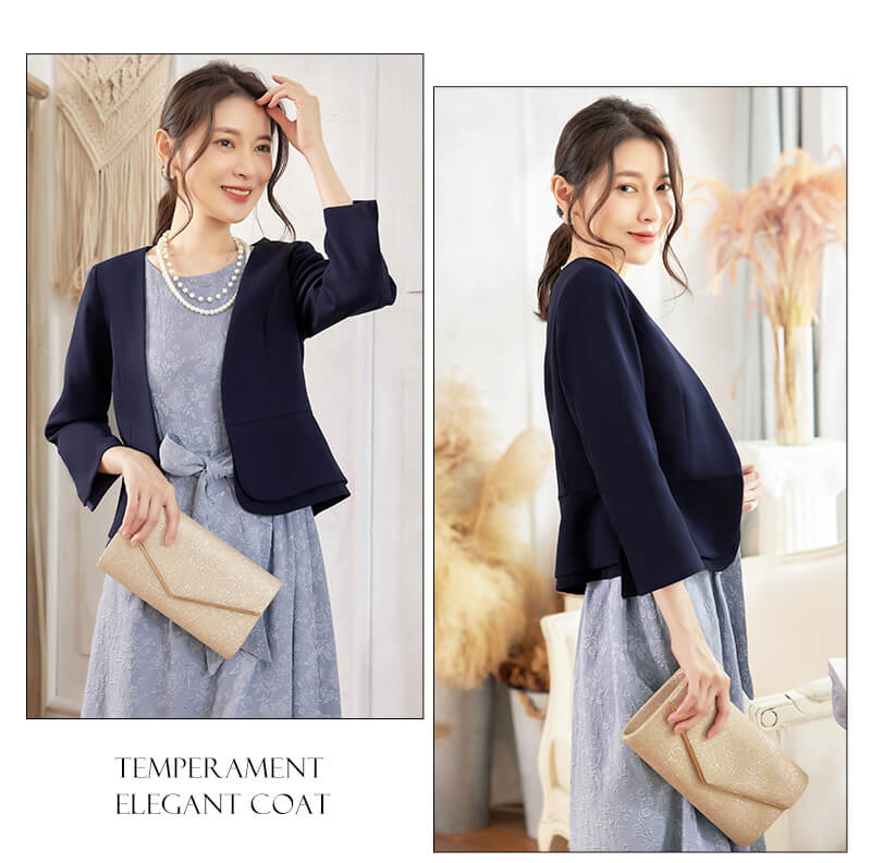 ボレロ カーディガン 結婚式 ドレス レディース ジャケット 長袖 フォーマル ショール ストール パーティー 成人式 羽織 ワンピース お呼ばれ 二次会 emile0219