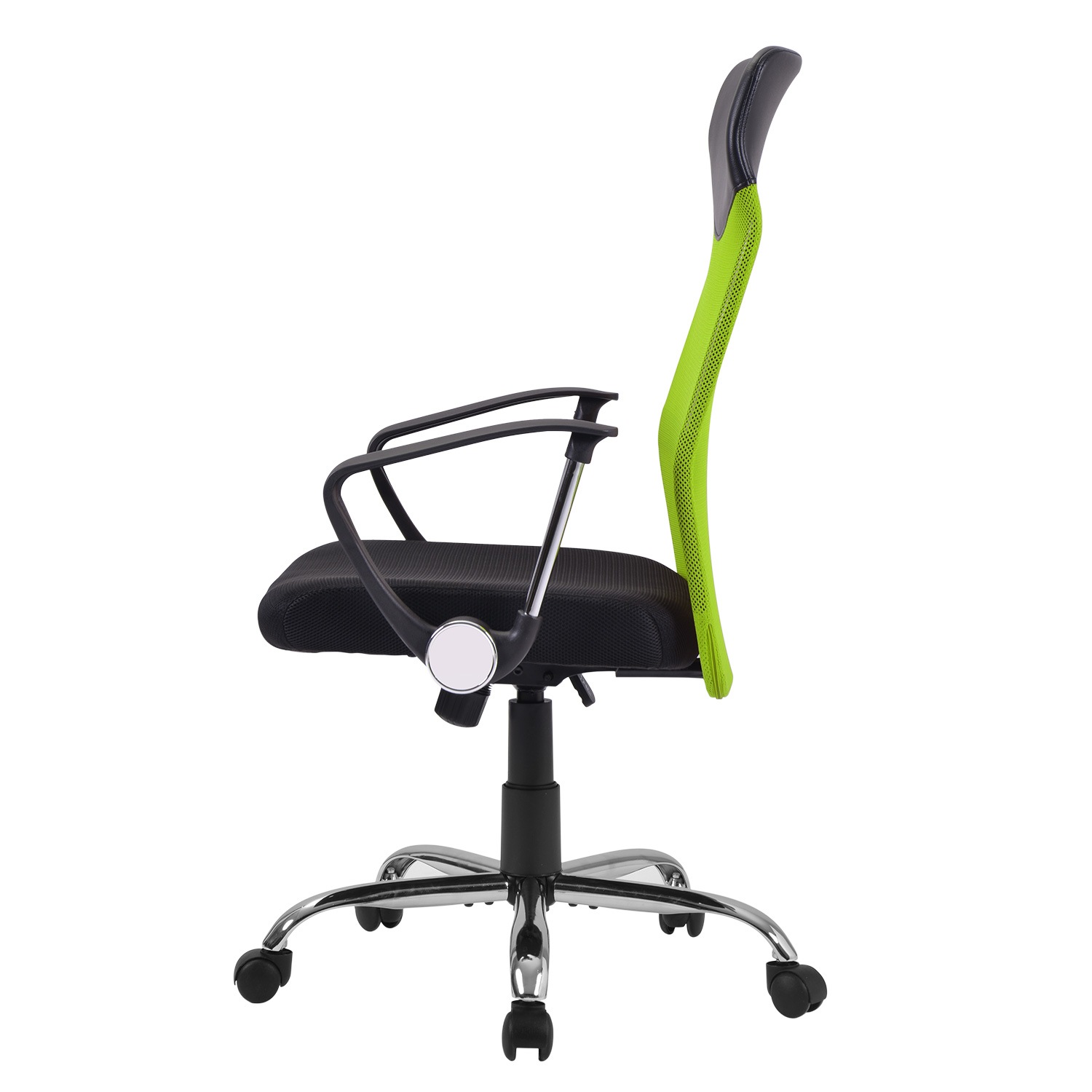 【国内出荷 - 3日配達】AMAZONランキング1位デザイン【グリーン】オフィスチェア メッシュ+PU ハイバック　大人気