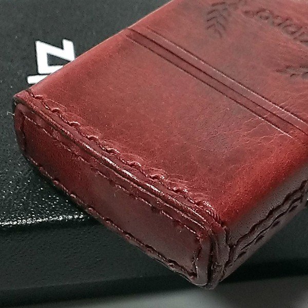 ZIPPO 革巻き ジッポ ライター ダメージ加工 レッド 赤 牛本皮 ユーズド仕上げ zippoロゴ ハンドメイド かっこいい おしゃれ ギフト 女性 ZIPPO 革巻き ジッポ ライター ダメージ加工 レッド 赤 牛本皮 ユーズド仕上げ zippoロゴ ハンドメイド かっこいい おしゃれ ギフト 女性
