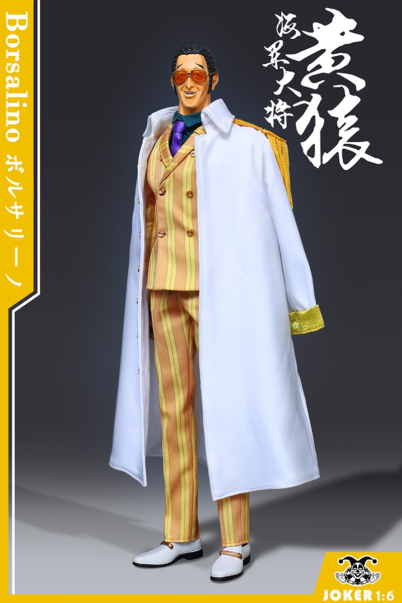 新品未開封JOKER Toys 1/6 海軍大将軍 黄猿 通常.Ver ヘッド2個あり J-003