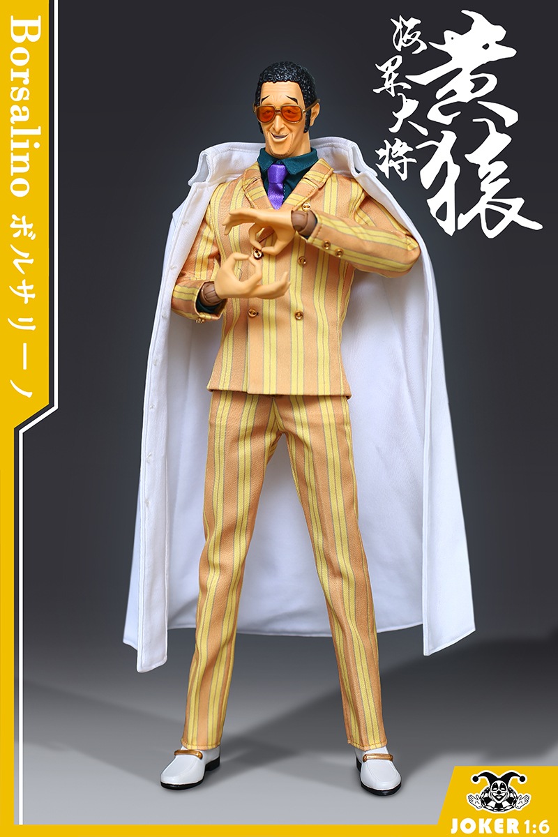 新品未開封JOKER Toys 1/6 海軍大将軍 黄猿 通常.Ver ヘッド2個あり J-003