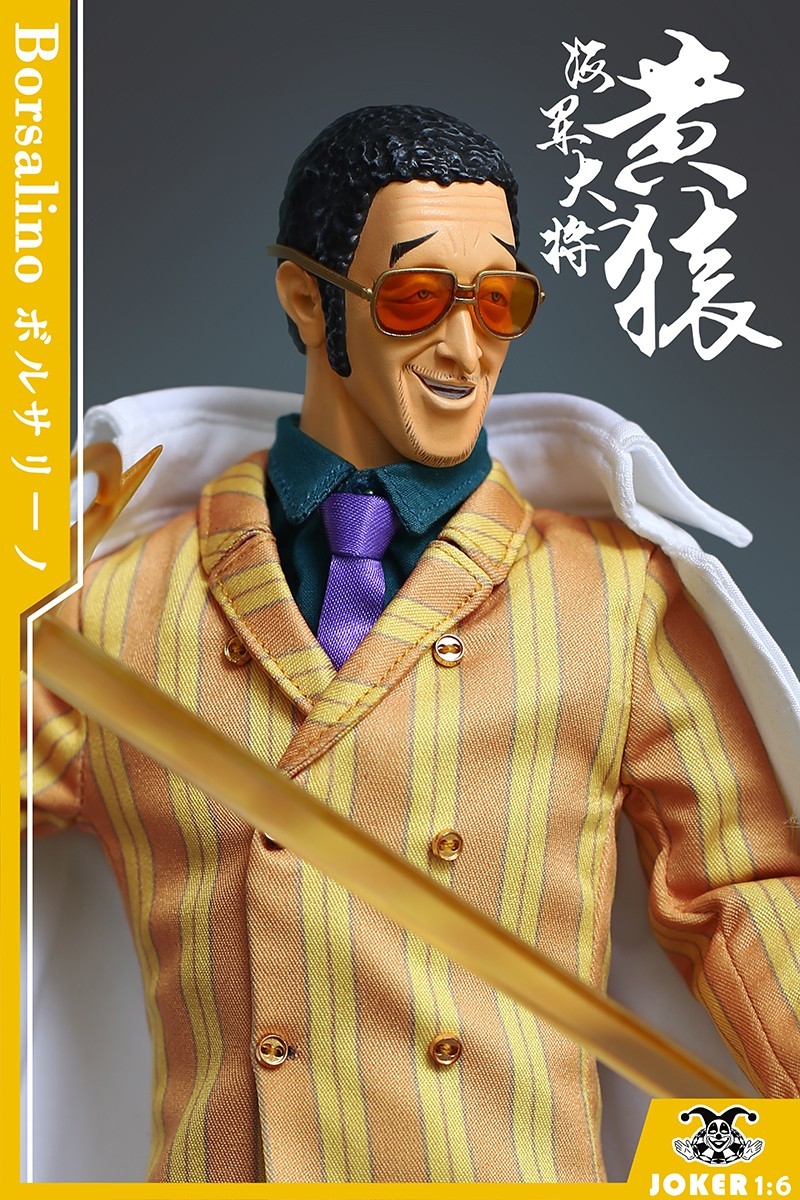 新品未開封JOKER Toys 1/6 海軍大将軍 黄猿 通常.Ver ヘッド2個あり J-003