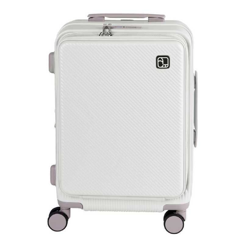 アクタス　フロントオープンキャリー Hawaii AM10：00 (white) 機内持込 Sサイズ 5W1Hキャリー ［TSAロック搭載］ ホワイト　74-20616