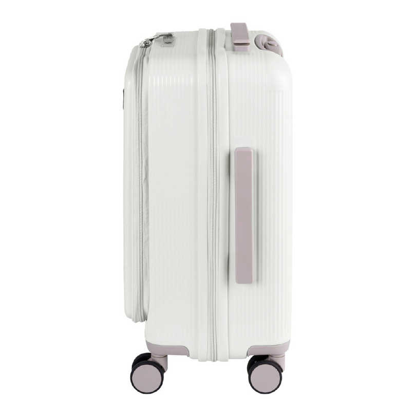 アクタス　フロントオープンキャリー Hawaii AM10：00 (white) 機内持込 Sサイズ 5W1Hキャリー ［TSAロック搭載］ ホワイト　74-20616