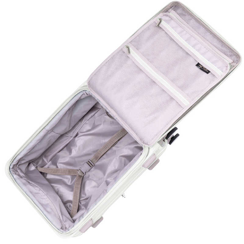 アクタス　フロントオープンキャリー Hawaii AM10：00 (white) 機内持込 Sサイズ 5W1Hキャリー ［TSAロック搭載］ ホワイト　74-20616