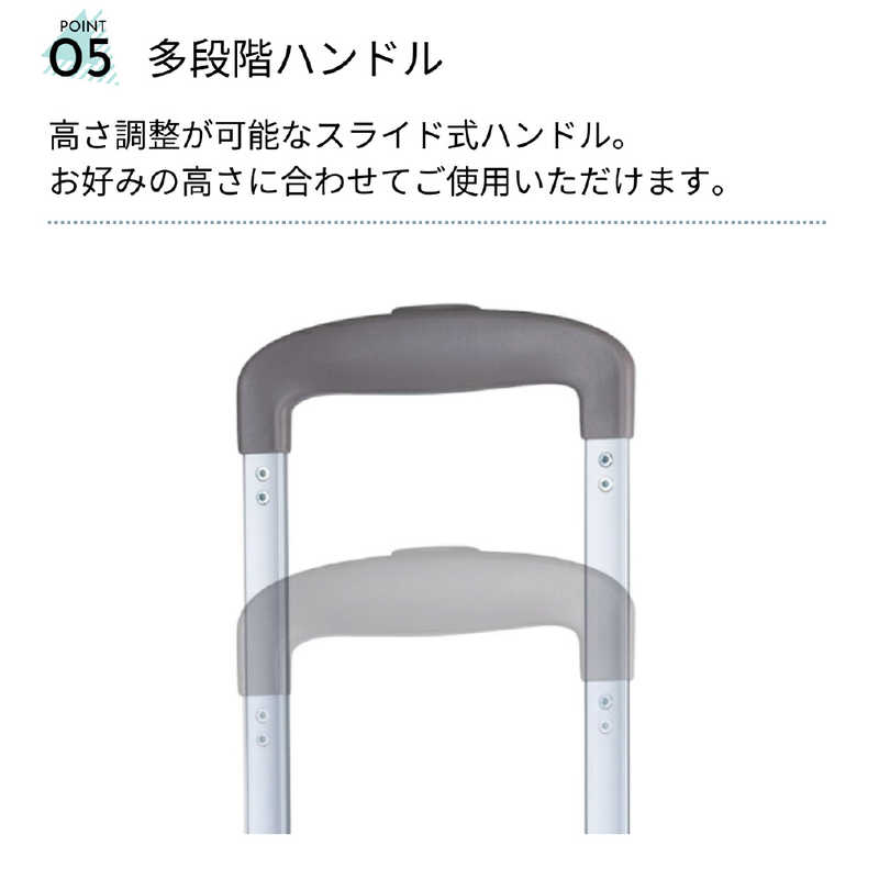 アクタス　フロントオープンキャリー Hawaii AM10：00 (white) 機内持込 Sサイズ 5W1Hキャリー ［TSAロック搭載］ ホワイト　74-20616