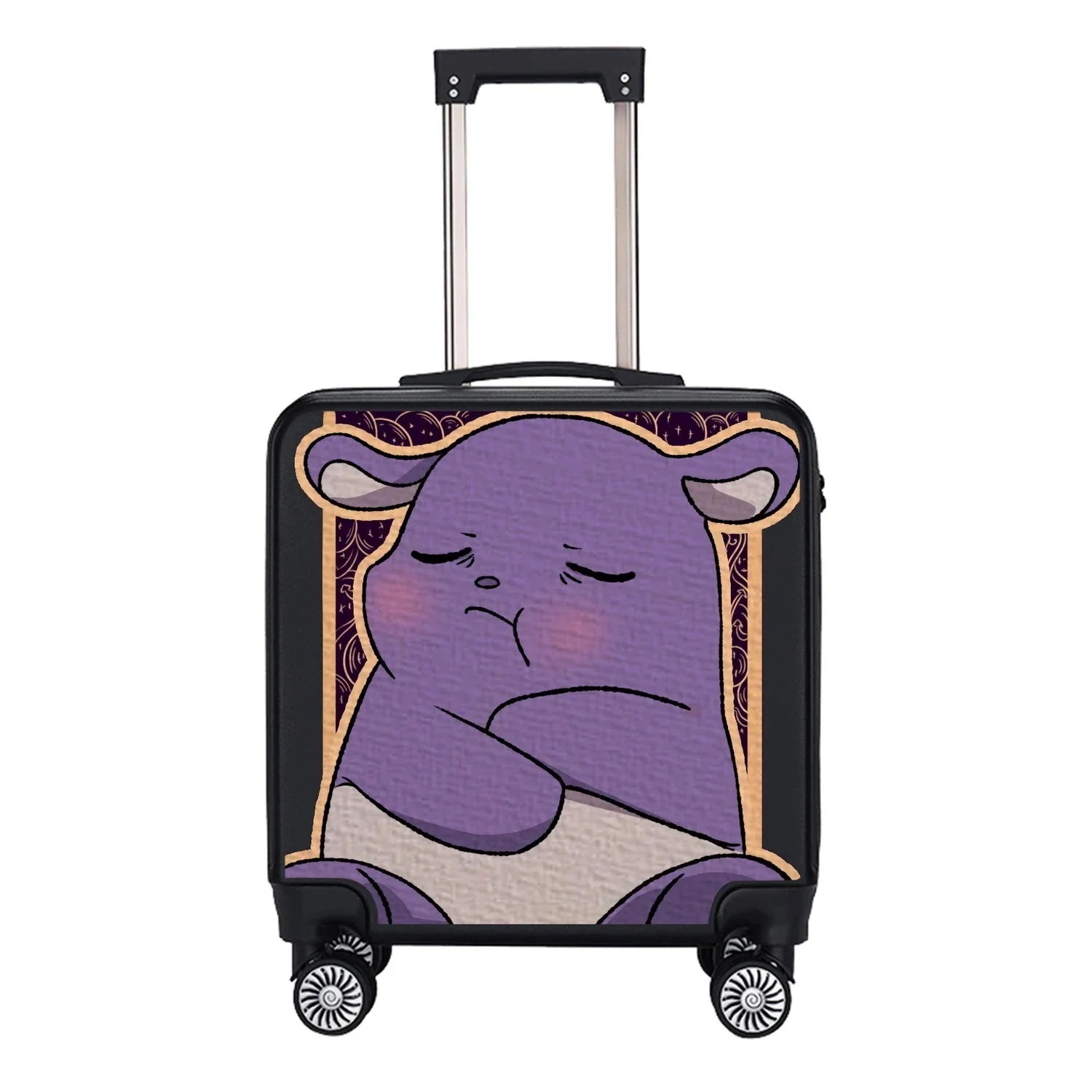 [急速発送]クロミケースかわいい旅行箱ケース漫画暗号箱小型軽量誕プレゼント万向輪