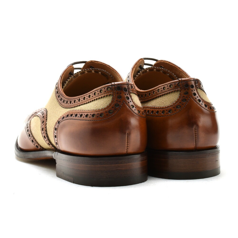 ジョセフチーニー ドレスシューズ メンズ ビジネスシューズ エドウィン 革靴 内羽根 フルブローグ ダークリーフ サンドキャンバス JOSEPH CHEANEY EDWIN【送料無料】 ジョセフチーニー ドレスシューズ メンズ ビジネスシューズ エドウィン 革靴 内羽根 フルブローグ ダークリーフ サンドキャンバス JOSEPH CHEANEY EDWIN【送料無料】