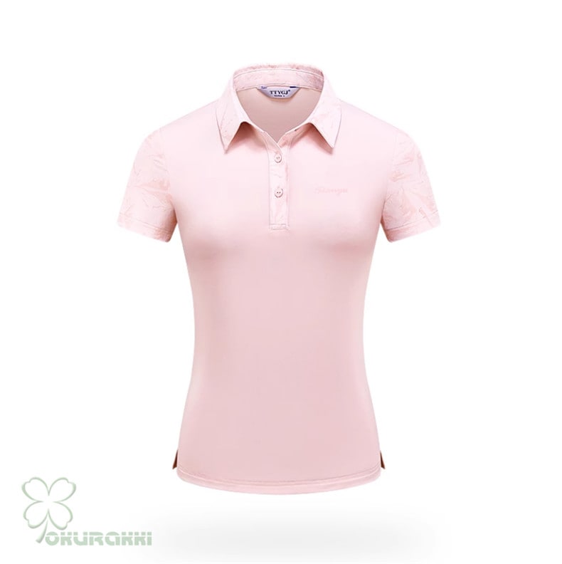 ゴルフ 半袖ポロシャツ ゴルフウェア 通気速幹 ストレッチ シャツ