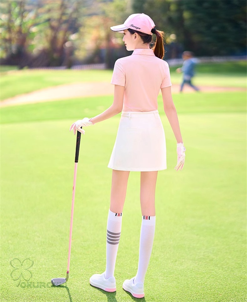 AMAZINGレディース ゴルフウェア ポロシャツ＋ショーツ 限定 即購入可⭐ ゴルフ 半袖ポロシャツ ゴルフウェア 通気速幹 ストレッチ シャツ