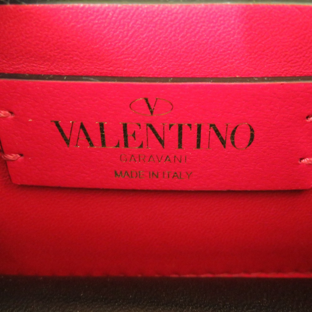 美品 Vスリング ショルダーバッグ カーフ/カーフレザー イエロー 0812【中古】 レディース