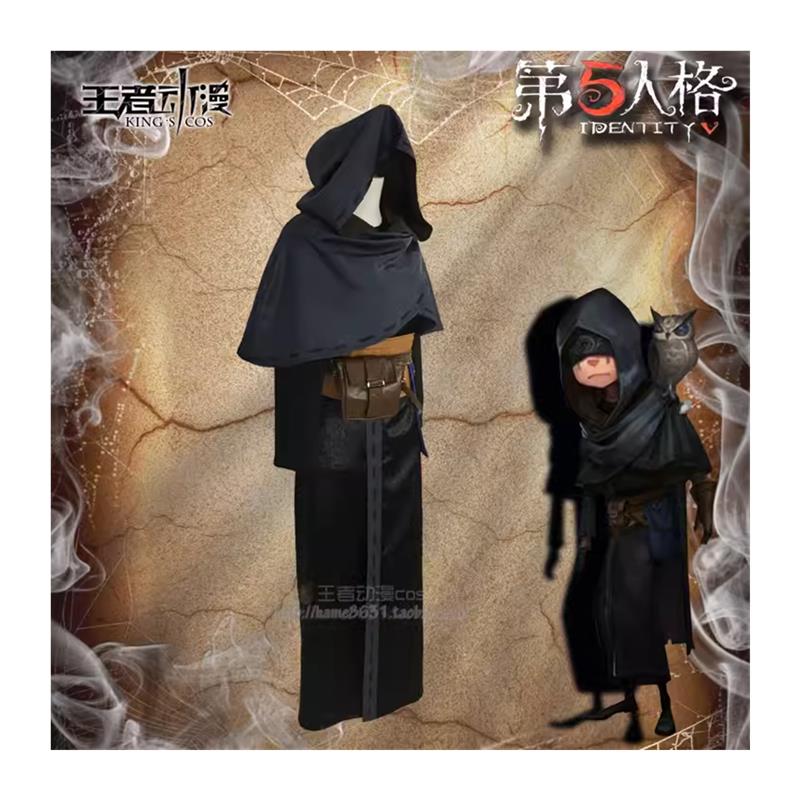 Identity Vアイデンティティ V預言者オリジナルレザーフクロウウィッグ小道具衣装