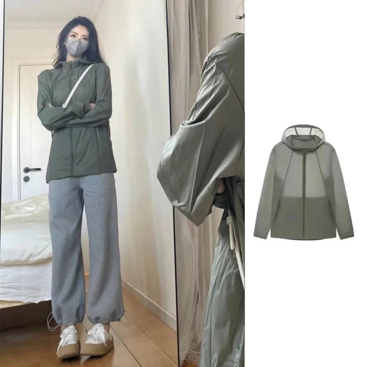 UVカット特集 ジャケット 日焼け防止ウェア 2025新作 アイスシルク通気速乾超薄型UVカットキャップ 日焼け止 韓国ファッション