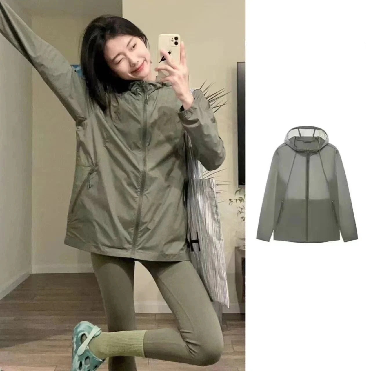 UVカット特集 ジャケット 日焼け防止ウェア 2025新作 アイスシルク通気速乾超薄型UVカットキャップ 日焼け止 韓国ファッション