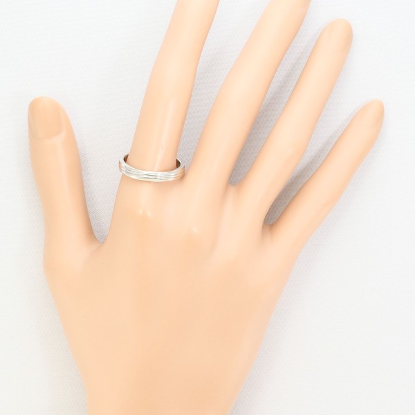 PT950 リング 指輪 17.5号 総重量約7.2g ジュエリー 中古 PT950 リング 指輪 17.5号 総重量約7.2g ジュエリー 中古