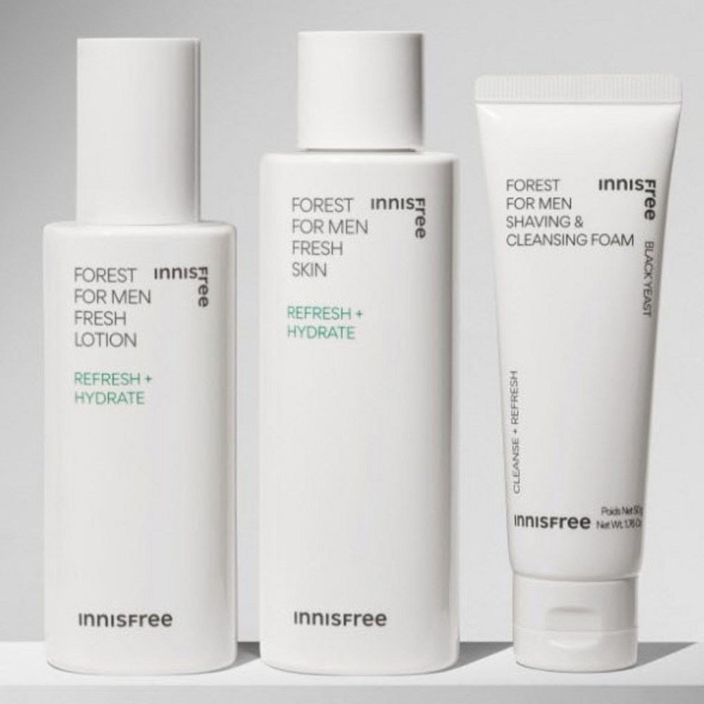 イニスフリー フォレスト フォーメン フレッシュ スキンケア セット 化粧水180ml+ローション140ml+シェービングクレンジングフォーム50g mdprevattcaulkingandwaterproofing.com