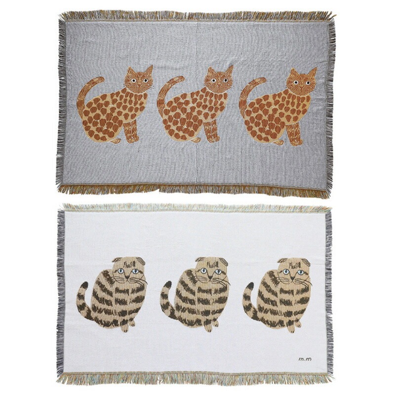 松尾ミユキ ソファーカバー マルチカバー タペストリー カーペット ラグ ラグマット マット 猫 ねこ リス りす フクロウ ふくろう 北欧 フリンジ ゴブラン織 コットン 綿101% 松尾ミユキ ソファーカバー マルチカバー タペストリー カーペット ラグ ラグマット マット 猫 ねこ リス りす フクロウ ふくろう 北欧 フリンジ ゴブラン織 コットン 綿101%