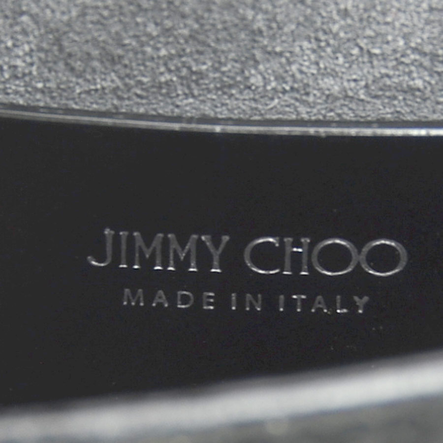 ジミーチュウ JIMMY CHOO ショルダーバッグ 型押しレザー/メタル ブラック シルバー レディース r10455k mulan778.net