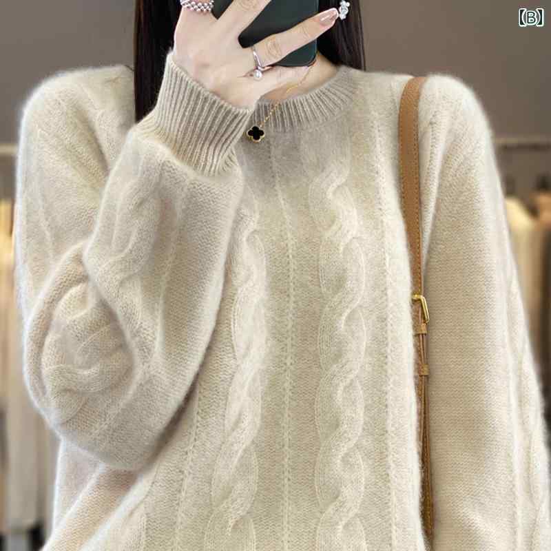 セーター レディース 秋冬 トップス ウール ニット ラウンドネック カジュアル プルオーバー 暖かい 長袖 シンプル おしゃれ 大きいサイズ 青 緑 白 セーター レディース 秋冬 トップス ウール ニット ラウンドネック カジュアル プルオーバー 暖かい 長袖 シンプル おしゃれ 大きいサイズ 青 緑 白