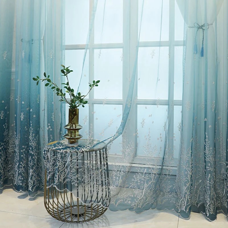 ガーゼカーテンは軽く人に不浸透性です寝室にはパンチング設備がありません2867 ガーゼカーテンは軽く人に不浸透性です寝室にはパンチング設備がありません2867