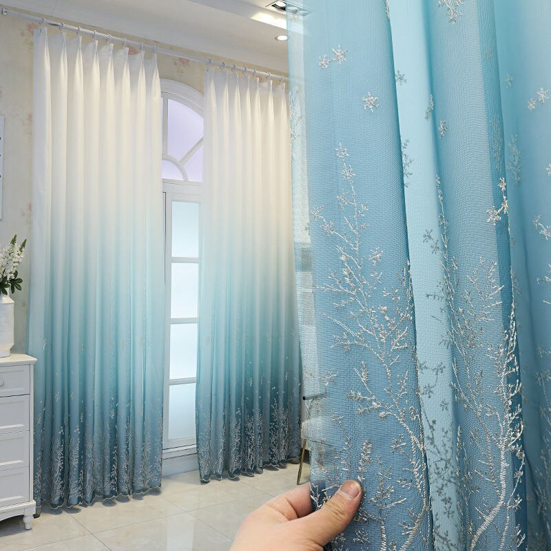 ガーゼカーテンは軽く人に不浸透性です寝室にはパンチング設備がありません2867 ガーゼカーテンは軽く人に不浸透性です寝室にはパンチング設備がありません2867