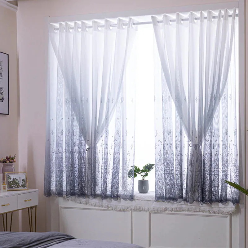 ガーゼカーテンは軽く人に不浸透性です寝室にはパンチング設備がありません2867 ガーゼカーテンは軽く人に不浸透性です寝室にはパンチング設備がありません2867