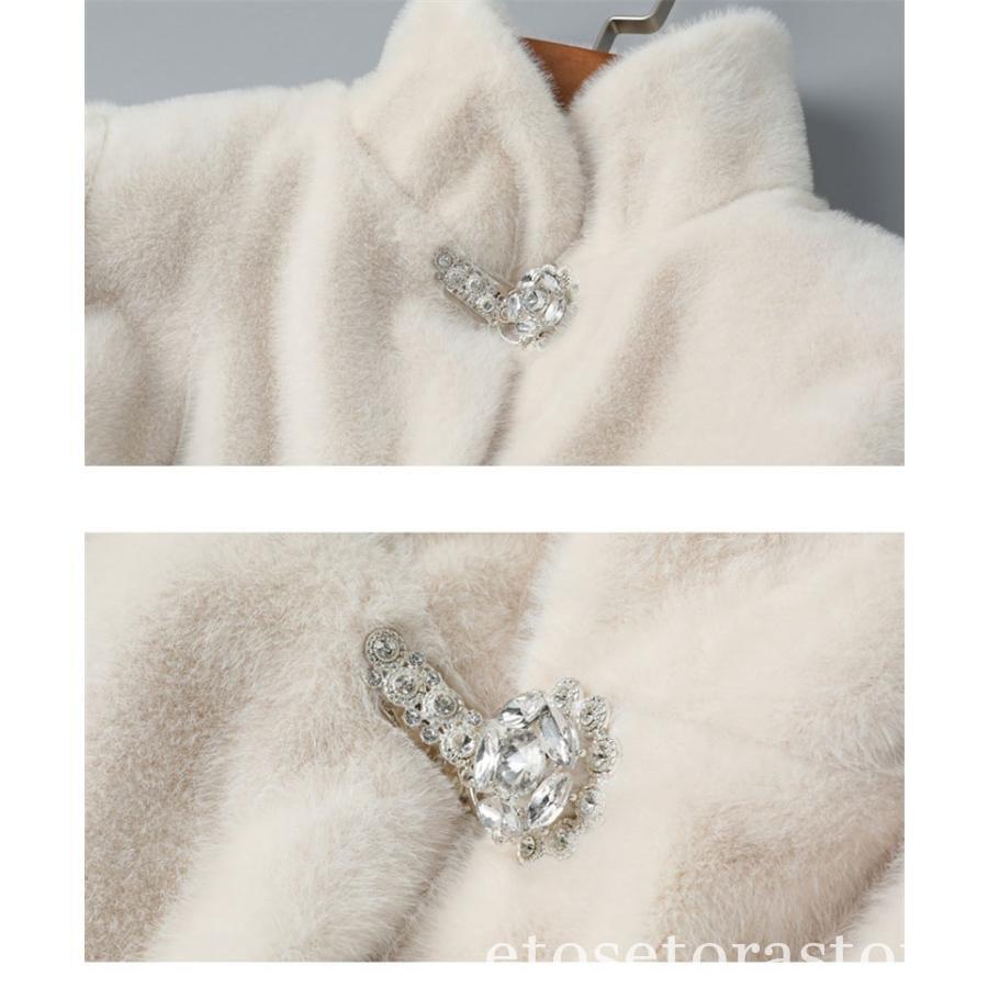 Hot!!!新入庫 ミンクカシミアコート レディース ファーコート 冬 新品 エコファーコート 毛皮コート ロング モコモコ 暖かい ファージャケット オシャレ