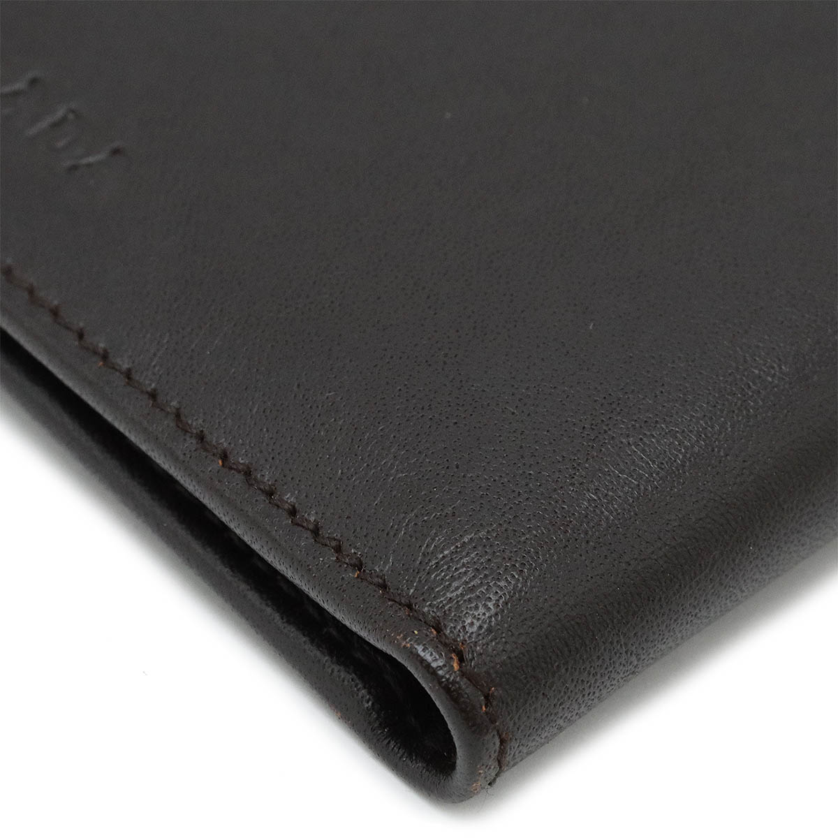 VITELLO 2つ折り財布 二つ折り財布 レザー EBANO ダークブラウン KP1015