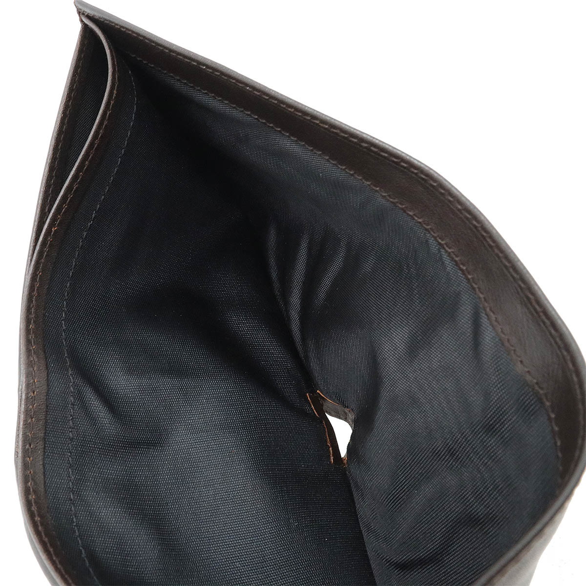 VITELLO 2つ折り財布 二つ折り財布 レザー EBANO ダークブラウン KP1015