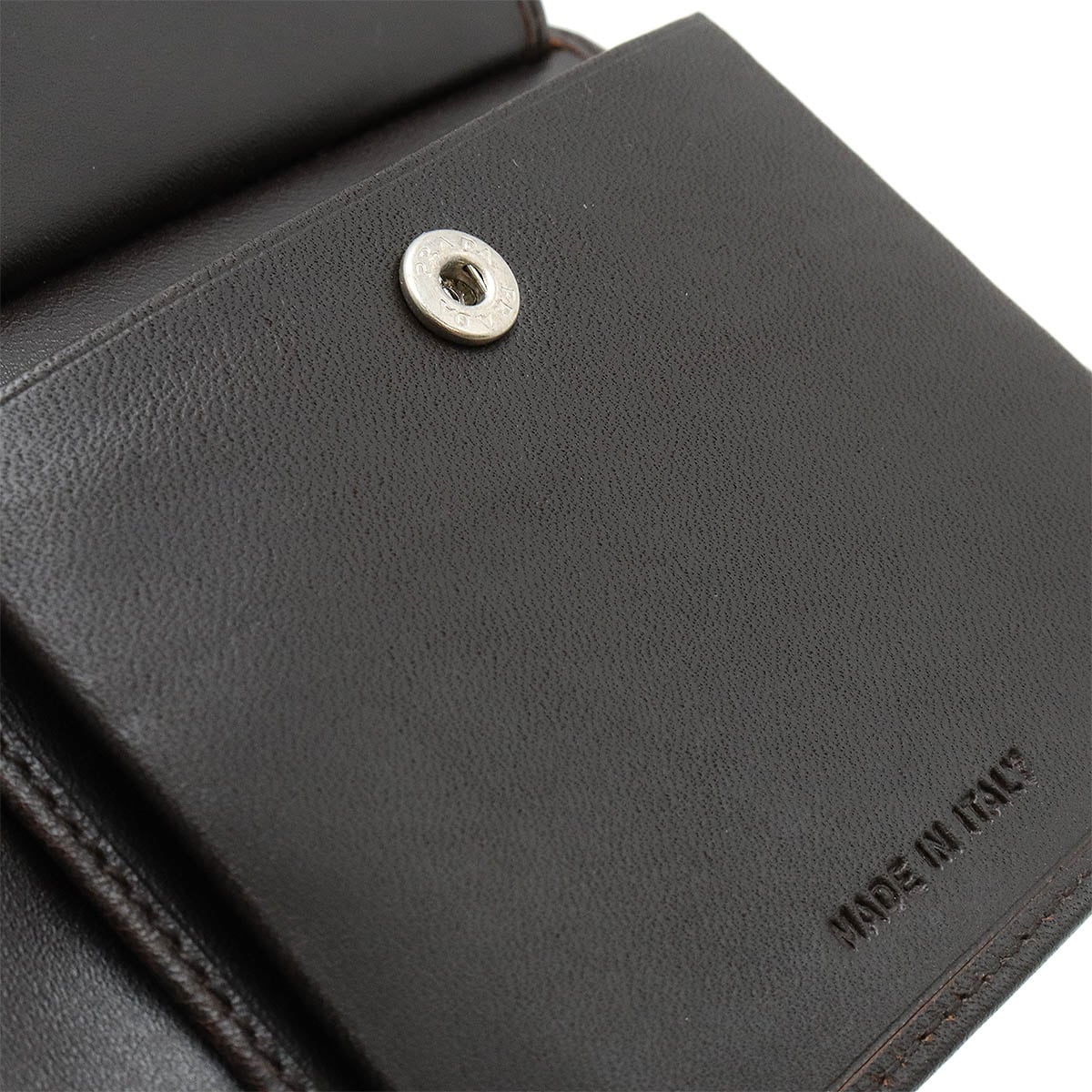 VITELLO 2つ折り財布 二つ折り財布 レザー EBANO ダークブラウン KP1015
