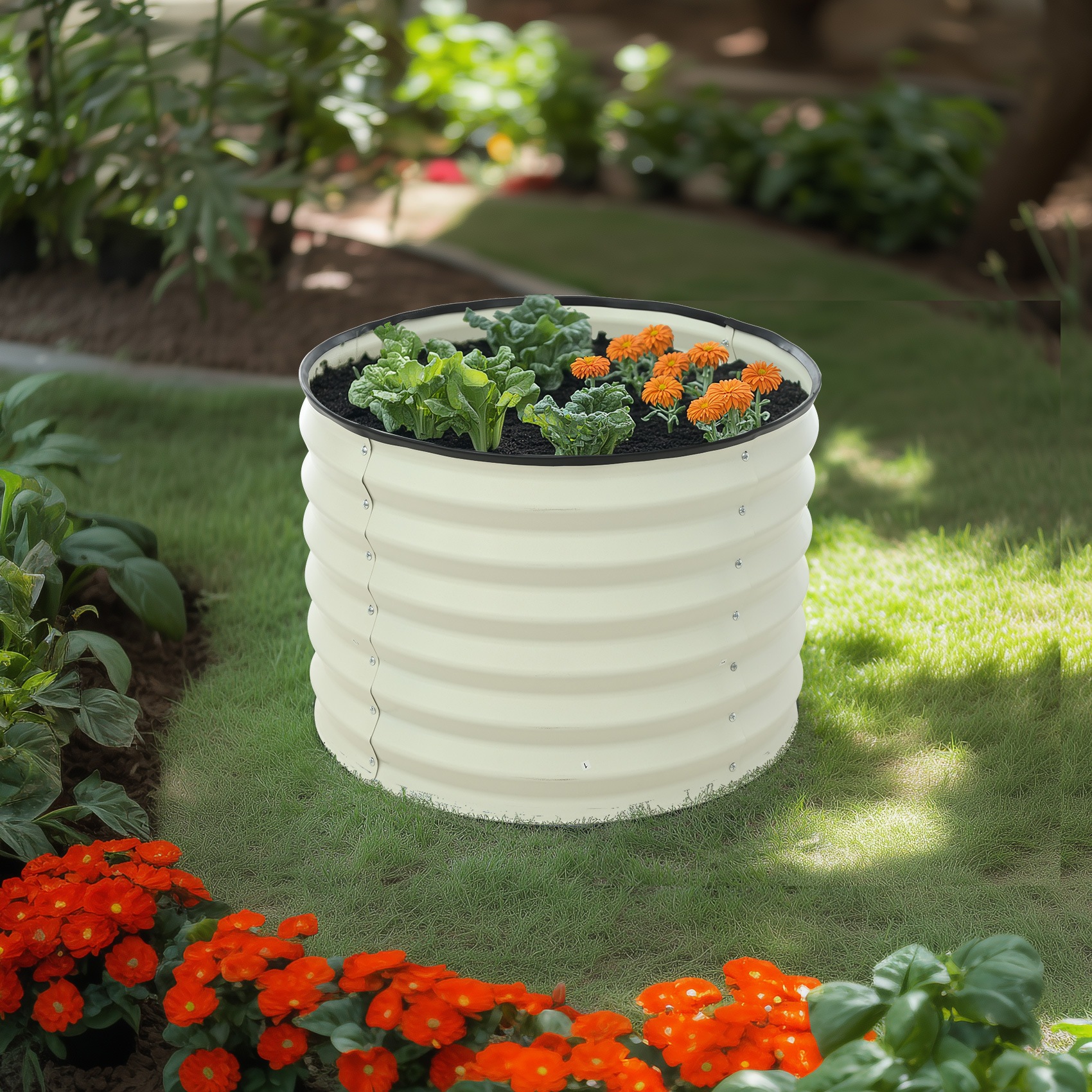 【本日限り激安SALE】【国内即発送】レイズドベッド ガーデンベッド 子供や初心者向け L60×W60×H43cm 腐らない 庭 野菜 プランター 果物栽培用 ガーデンフレーム おしゃれ 組立簡単 ガ 【本日限り激安SALE】【国内即発送】レイズドベッド ガーデンベッド 子供や初心者向け L60×W60×H43cm 腐らない 庭 野菜 プランター 果物栽培用 ガーデンフレーム おしゃれ 組立簡単 ガ