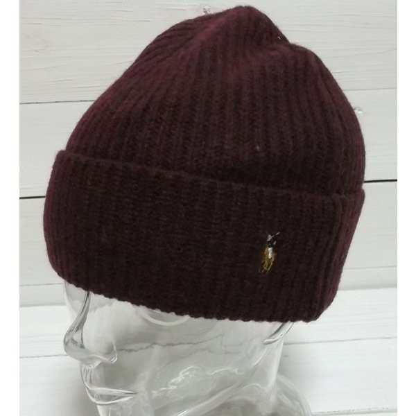 ニットキャップ ワンポイント ニット帽 マルーン PR4-185 ニットキャップ ワンポイント ニット帽 マルーン PR4-185