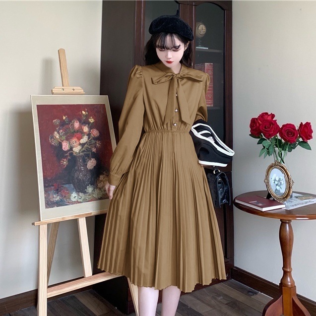 セットアップ レディース ワンピース ジレ 2カラー M L XL 2XL 3XL 4XL ブラック カーキ カラバリ 韓国 2点セット ロングワンピース 長袖 無地 プリーツワンピース パフスリーブ セットアップ レディース ワンピース ジレ 2カラー M L XL 2XL 3XL 4XL ブラック カーキ カラバリ 韓国 2点セット ロングワンピース 長袖 無地 プリーツワンピース パフスリーブ