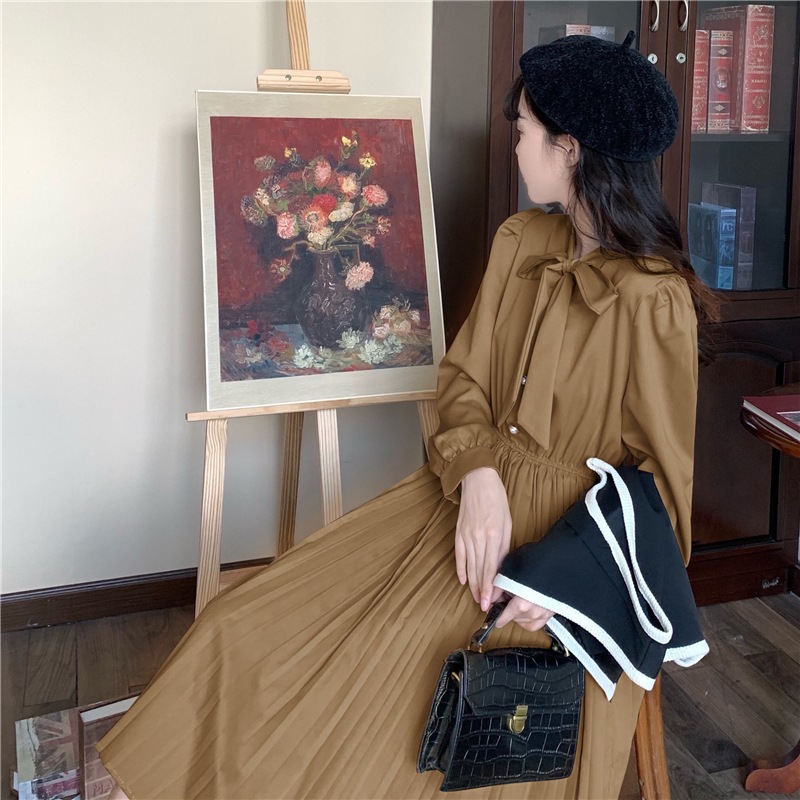 セットアップ レディース ワンピース ジレ 2カラー M L XL 2XL 3XL 4XL ブラック カーキ カラバリ 韓国 2点セット ロングワンピース 長袖 無地 プリーツワンピース パフスリーブ セットアップ レディース ワンピース ジレ 2カラー M L XL 2XL 3XL 4XL ブラック カーキ カラバリ 韓国 2点セット ロングワンピース 長袖 無地 プリーツワンピース パフスリーブ