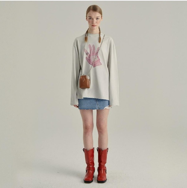 【MARGESHERWOOD】 BOLITA TRIPLET MINI : BROWN PLAIN 【MARGESHERWOOD】 BOLITA TRIPLET MINI : BROWN PLAIN