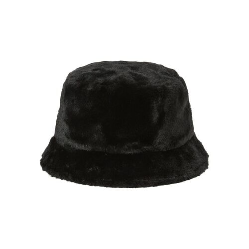 NDY ファー バケットハット BLACK/IVORY/HOTPINK