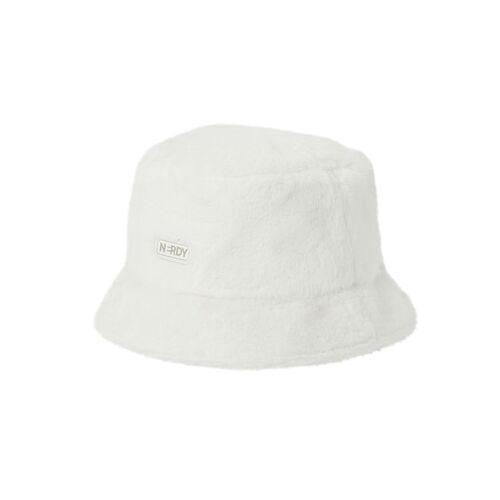 NDY ファー バケットハット BLACK/IVORY/HOTPINK