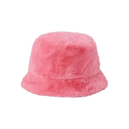 NDY ファー バケットハット BLACK/IVORY/HOTPINK