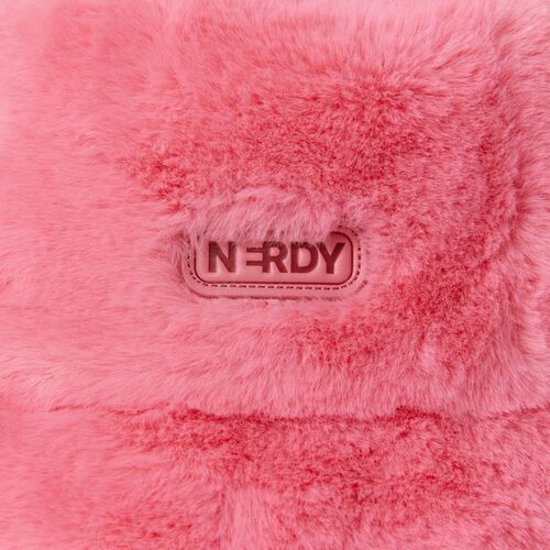 NDY ファー バケットハット BLACK/IVORY/HOTPINK