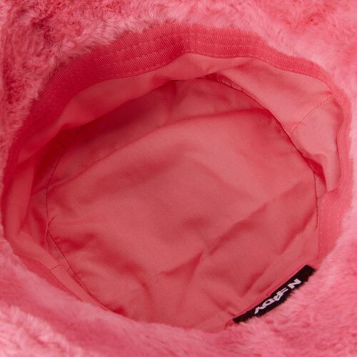 NDY ファー バケットハット BLACK/IVORY/HOTPINK