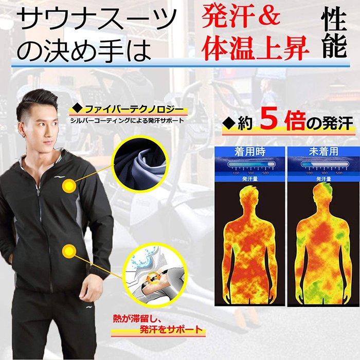 サウナスーツ メンズ ダイエット 上下 セット 洗濯可 大量発汗 ランニングウ サウナスーツ メンズ ダイエット 上下 セット 洗濯可 大量発汗 ランニングウ