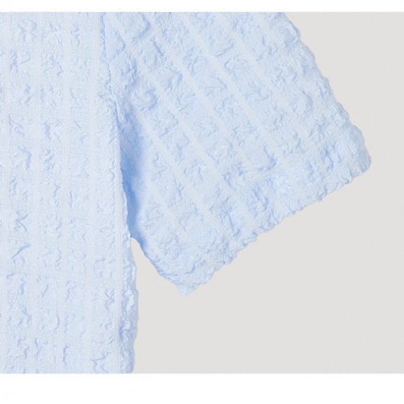 [シーズミス] スクエアパターンブラウス_swwblp22060