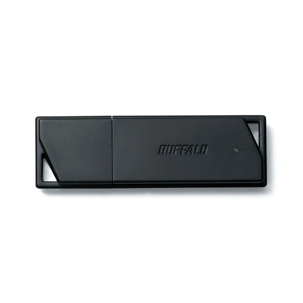 （まとめ） バッファローUSB2.0 どっちもUSBメモリー 16GB ブラック RUF2-KR16GA-BK 1個 (×5セット)