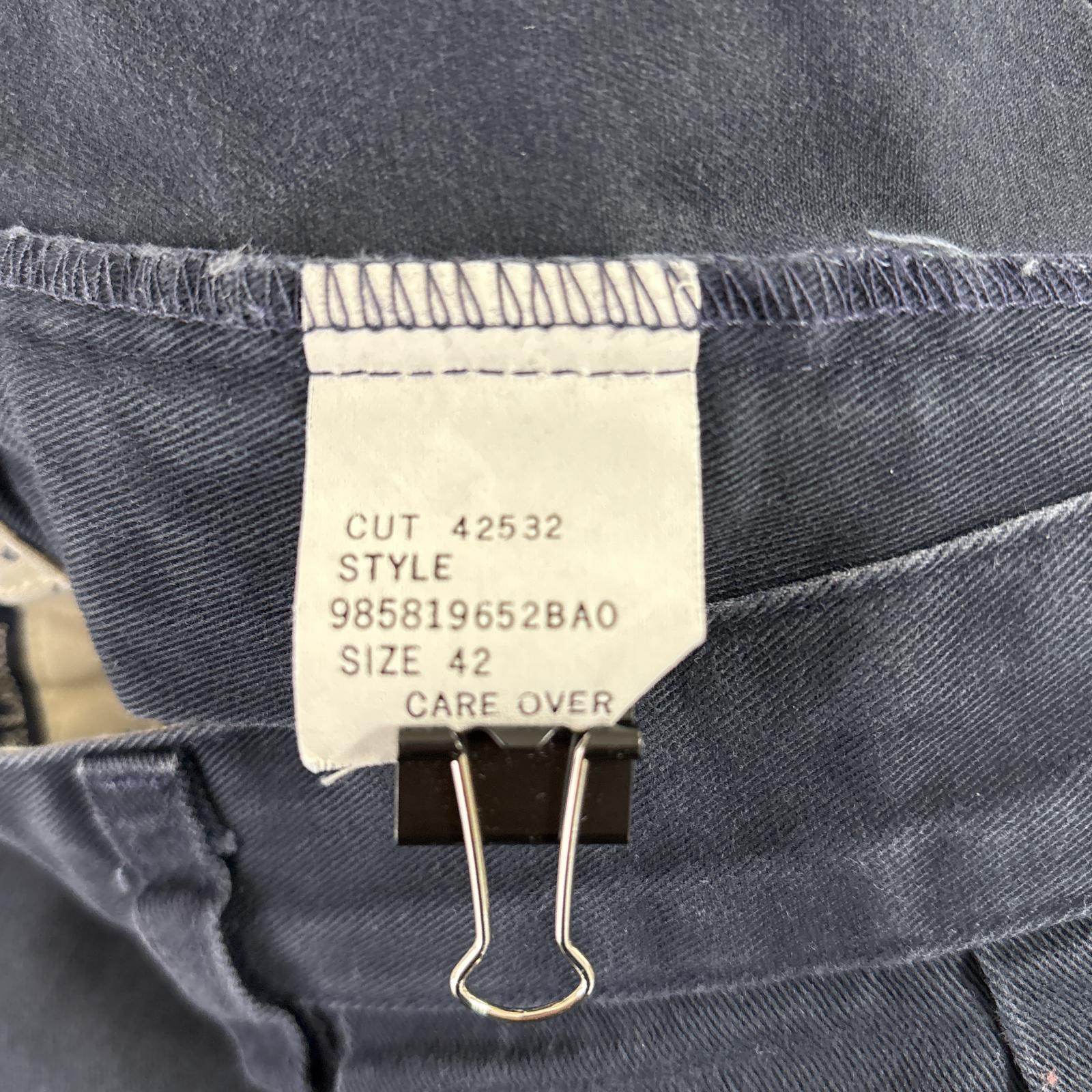 古着 90s/90年代 USA製 ショートパンツ チノパン ポロチノ 大きいサイズ w42 ネイビー メンズ