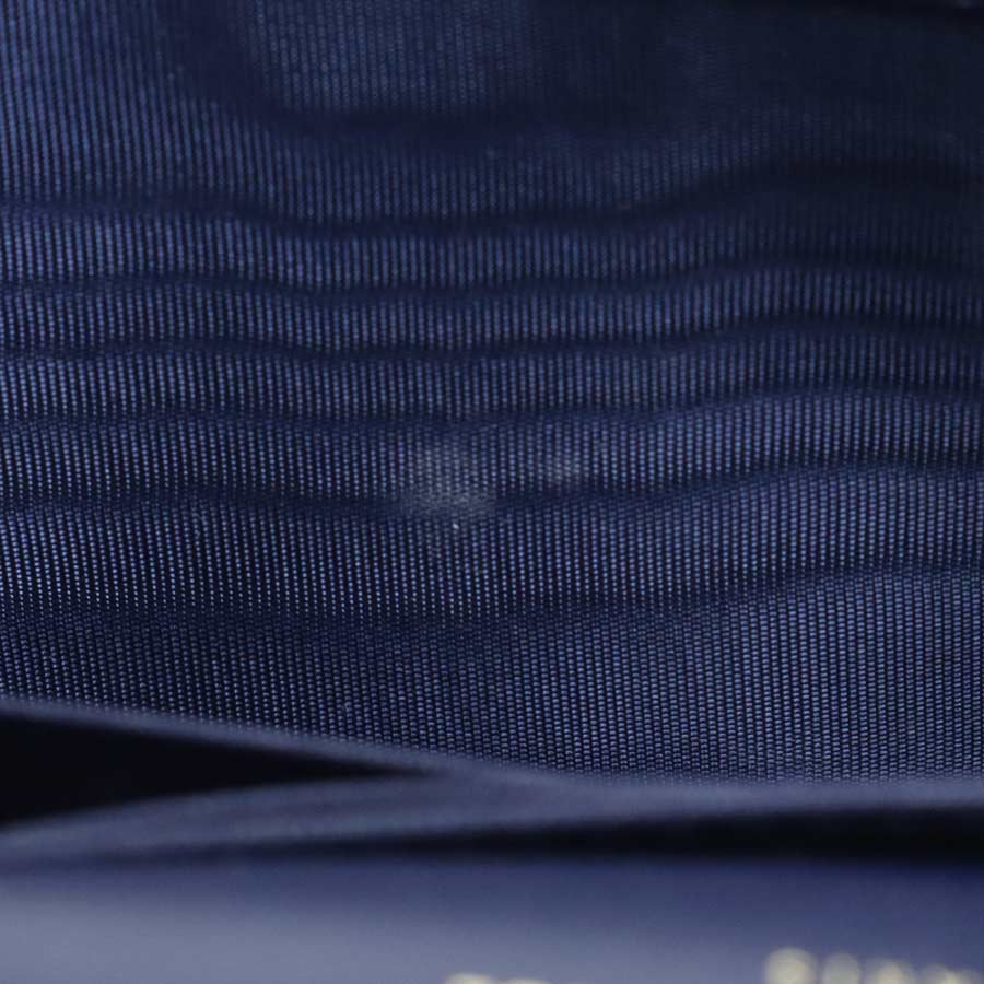 クリスチャンディオール Christian Dior ショルダーウォレット 30モンテーニュ レザー ネイビー レディース 99731g