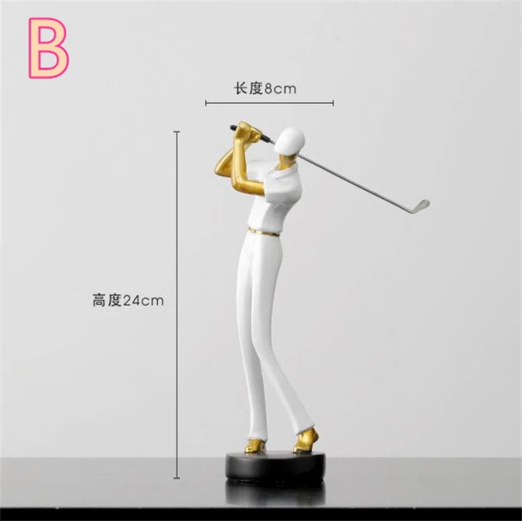INSスタイル ゴルフのキャラクター オフィス デスク 書斎 リビング テレビ台 家 バレンタインデーのプレゼント 装飾品 ゴルフ トレンド