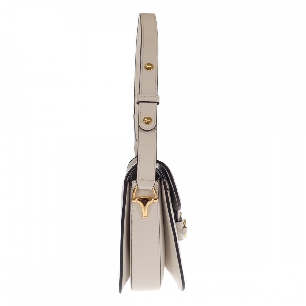 ホースビット 1955 602204_92TCG_9761 ショルダーバッグ GGスプリーム ベージュ ゴールド レディース【SAランク】