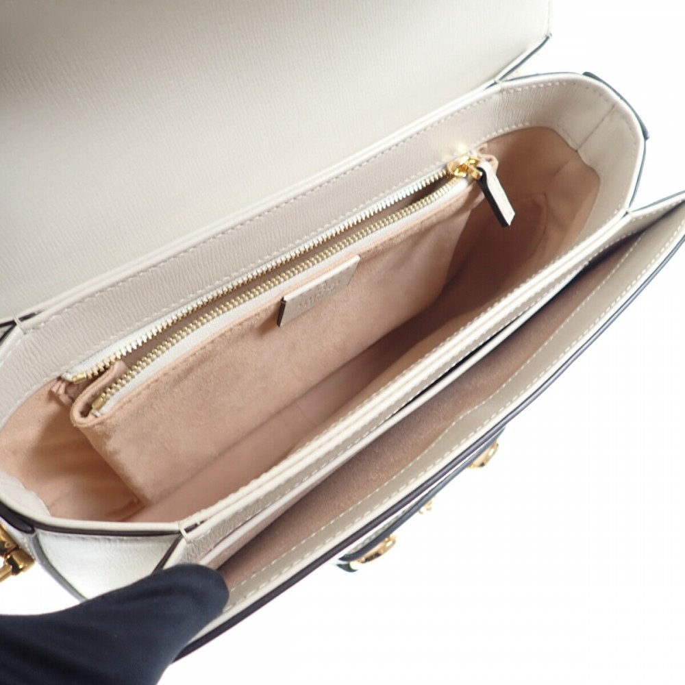 ホースビット 1955 602204_92TCG_9761 ショルダーバッグ GGスプリーム ベージュ ゴールド レディース【SAランク】