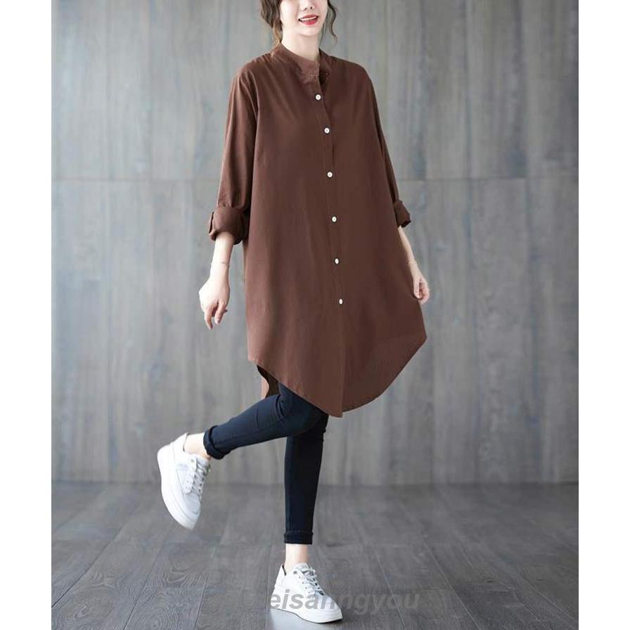 安い商品 今日だけ シャツ レディース 長袖チュニック ロング トップス 秋 チュニックシャツ バンドカラー 無地 ロングシャツ 立ち襟 ボタン ラウンドヘム 長袖シャツ ひざ丈 前開 ギフトポイント 安い商品 今日だけ シャツ レディース 長袖チュニック ロング トップス 秋 チュニックシャツ バンドカラー 無地 ロングシャツ 立ち襟 ボタン ラウンドヘム 長袖シャツ ひざ丈 前開 ギフトポイント