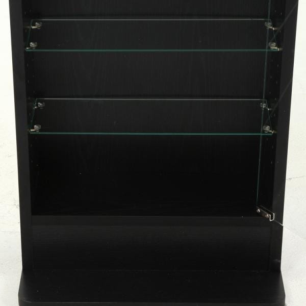 浅型ガラスコレクションケース ハイタイプ 幅48.5cm スリム ディスプレイ 強化ガラスケース リビング コレクションボード 飾り棚 収納ラック 浅型ガラスコレクションケース ハイタイプ 幅48.5cm スリム ディスプレイ 強化ガラスケース リビング コレクションボード 飾り棚 収納ラック